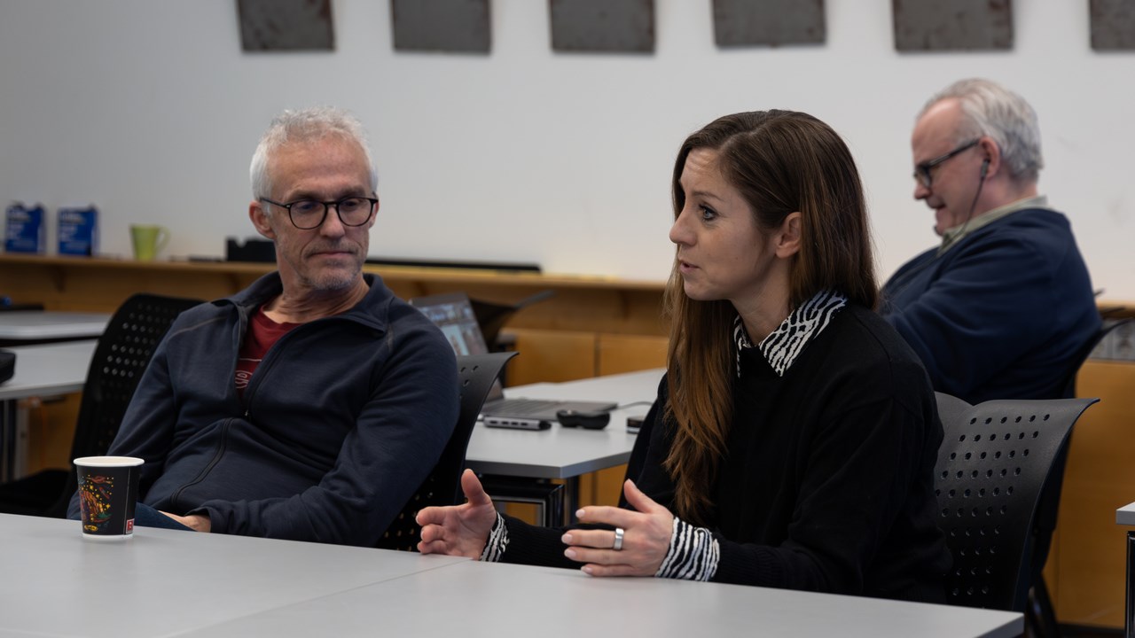 Roger Filipsson och Maria Olofsson deltar i paneldiskussion i workshopserien Thursday Insights