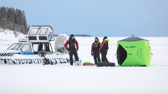 svävare på is