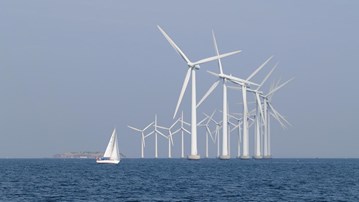 Middelgrunden wind park, Öresund.