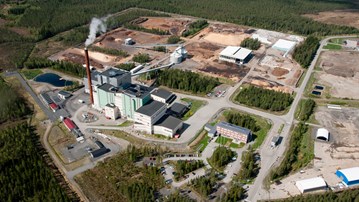 Flygbild över Dåva