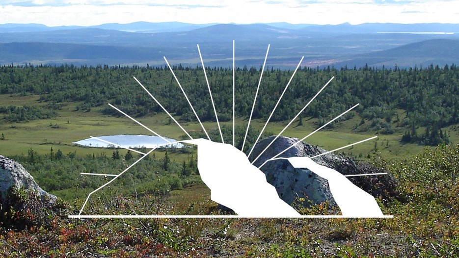 Bild från fjälltopp