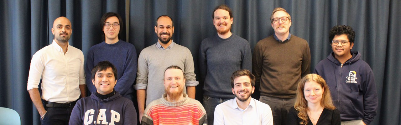 Gruppbild på forskningsgruppen Matematiska grunder för artificiell intelligens