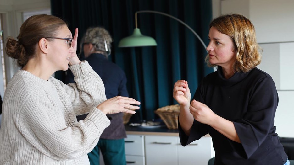 Hanna Bäckström Olofsson och Bente Heggem Kojan