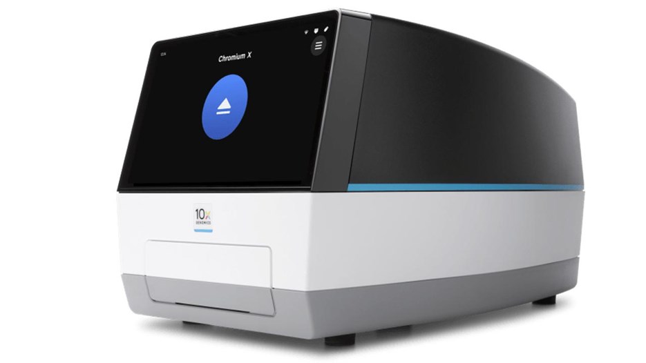 The Chromium Controller is an instrument used for droplet-based single-cell RNA sequencing.