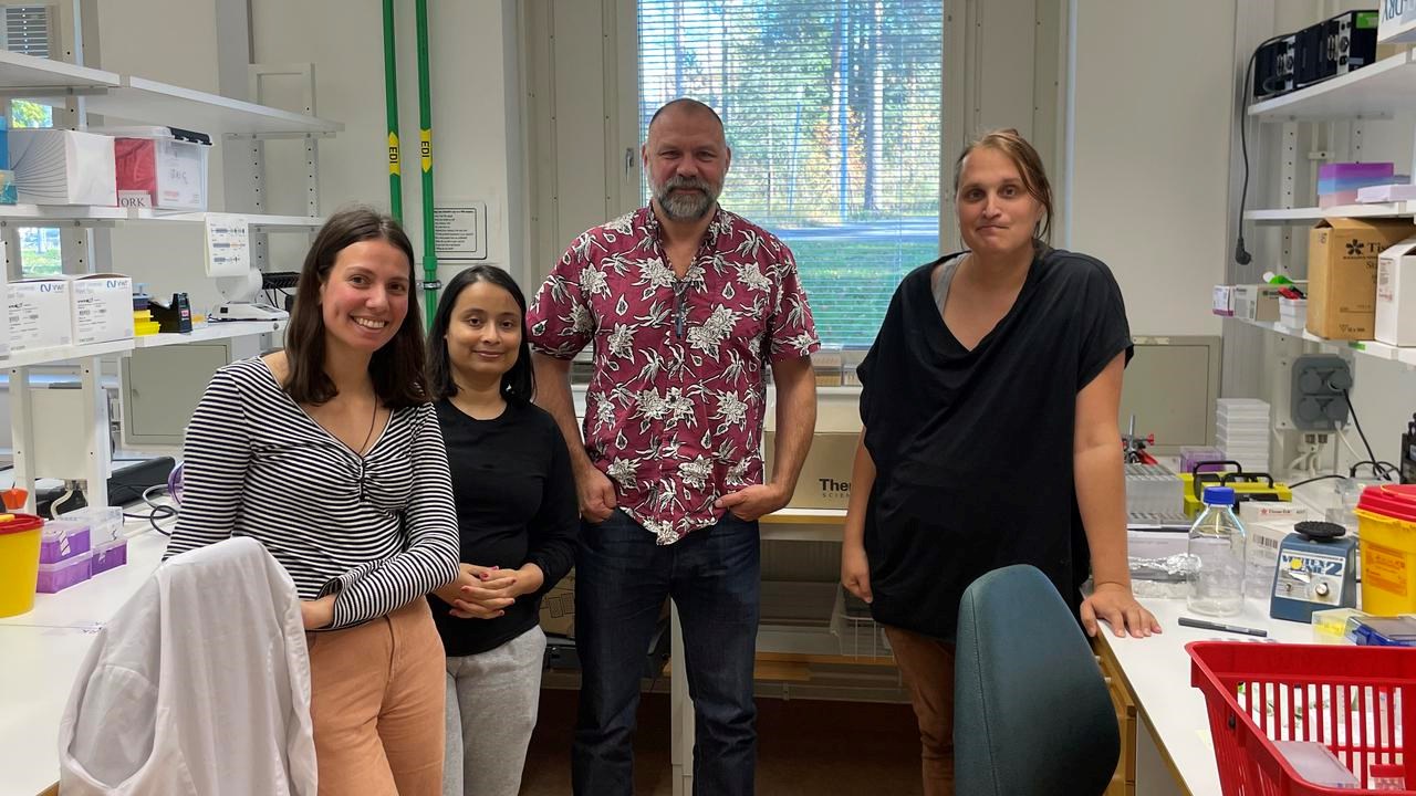 Forskare i labbmiljö