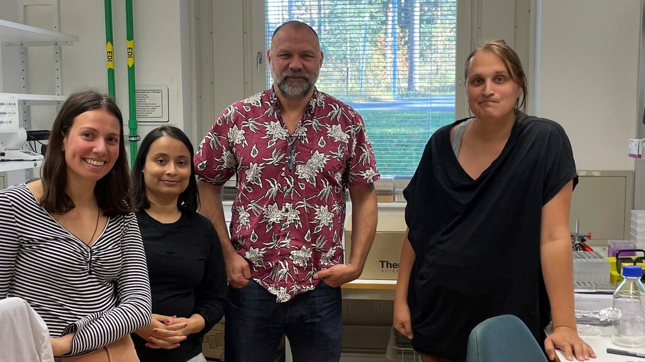 Forskarna i labbmiljö