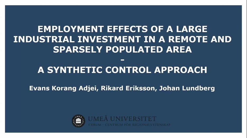 Film: UCER seminarium med Johan Lundberg