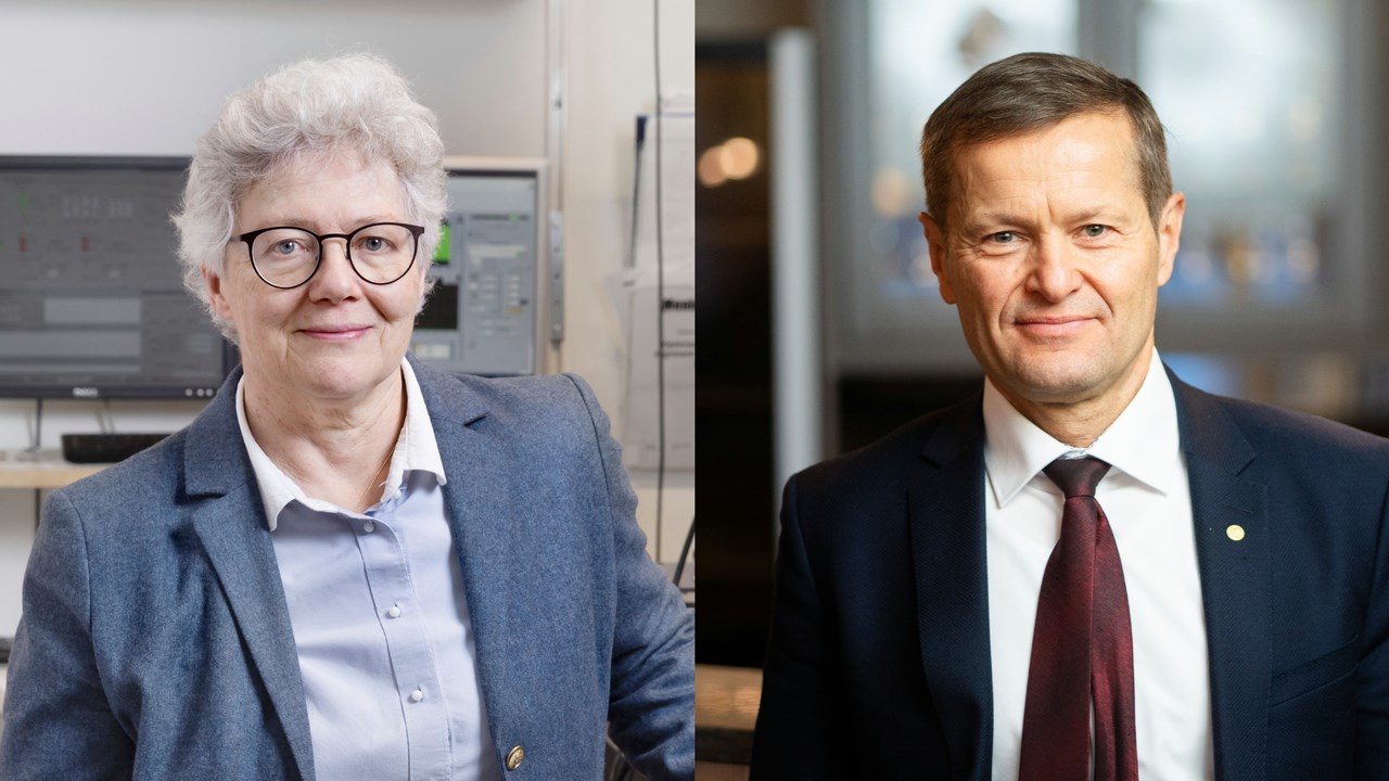 Anne L'Huillier och Ferenc Krausz