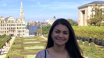 Masterstudenten Lilian på praktik i Bryssel