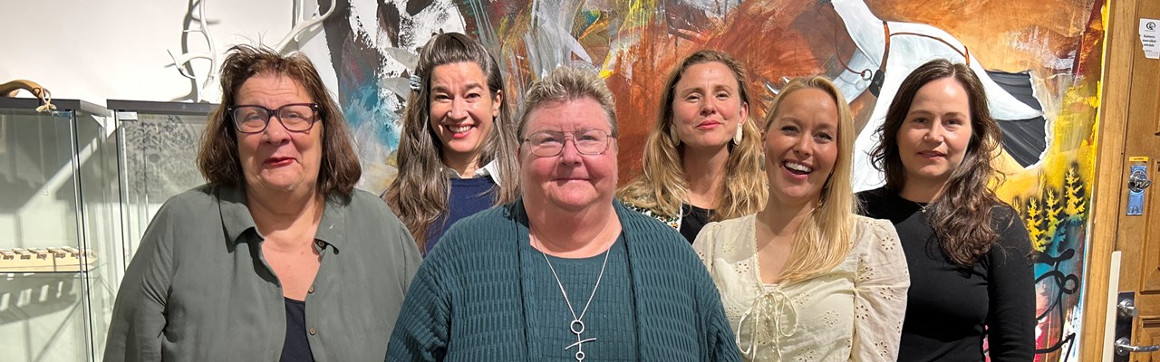 Porträtt av några medlemmar i NOGVIS