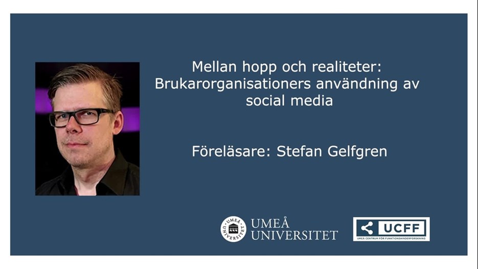 Film: UCFF seminarium Stefan Gelfgren