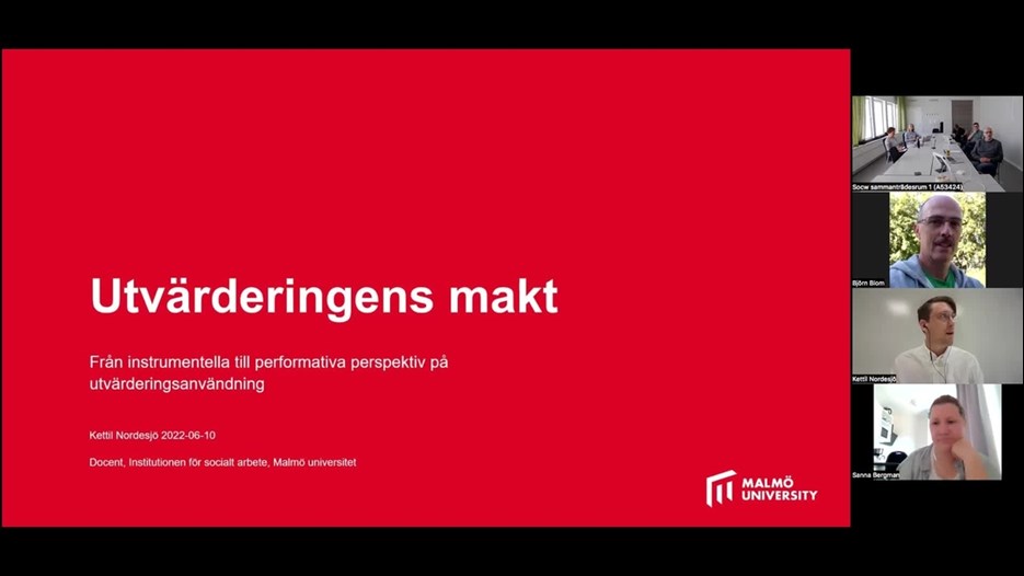 Film: UCER seminarium med Kettil Nordesjö 