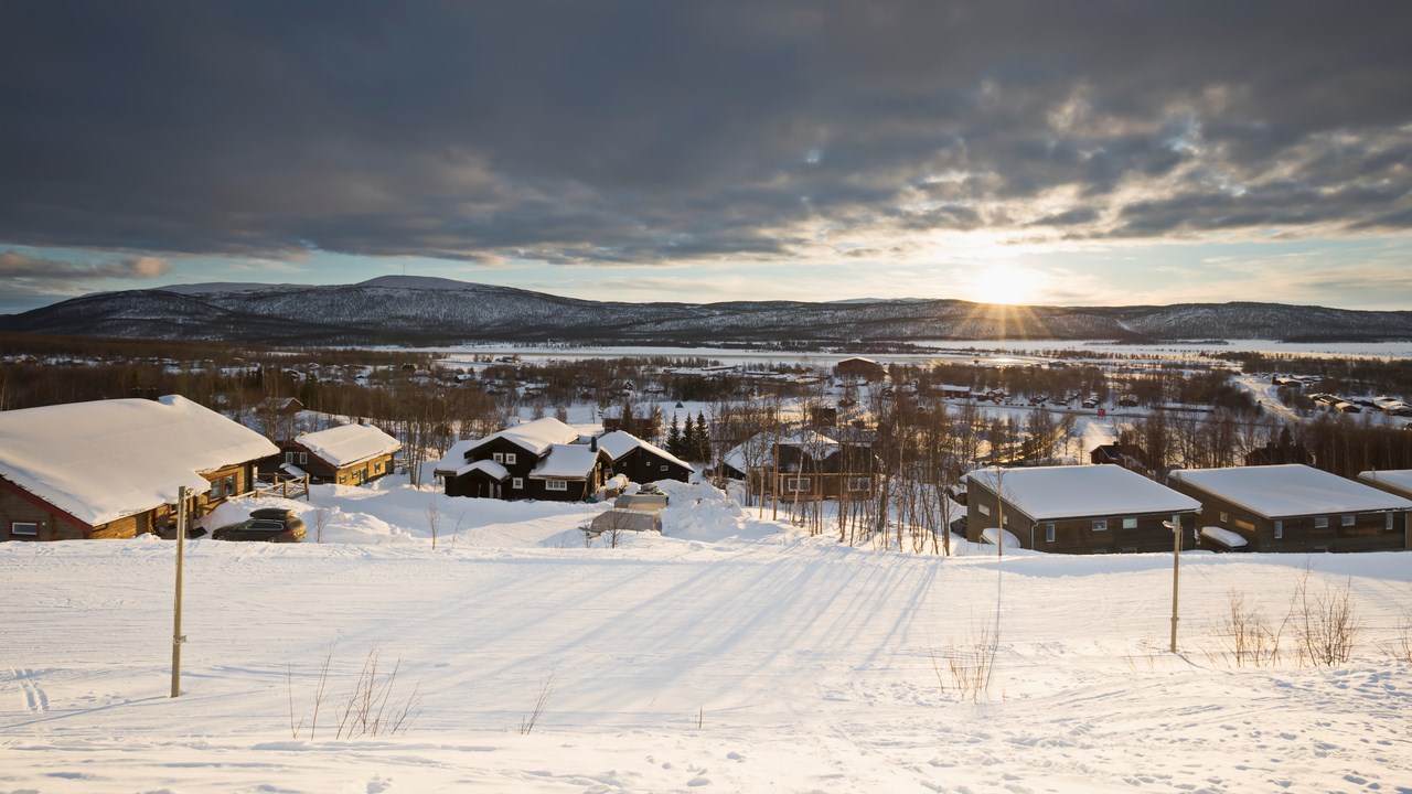 Vy över Hemavan