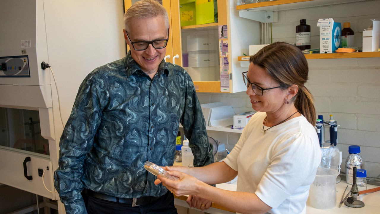 Bild på Mikael Elofsson och Stina Berglund Fick