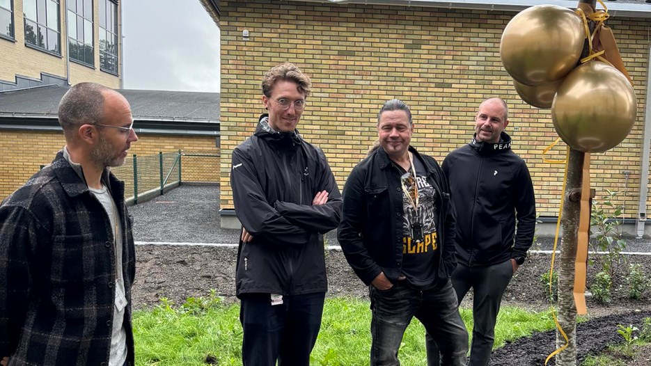 Konstvisning på campus