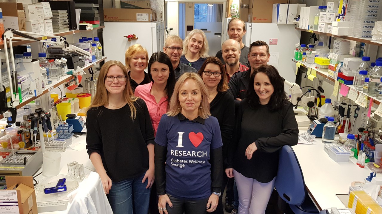 Gruppbild Helena Edlunds forskargrupp
