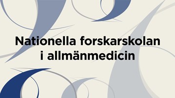 Puffbild Nationella forskarskolan i allmänmedicin