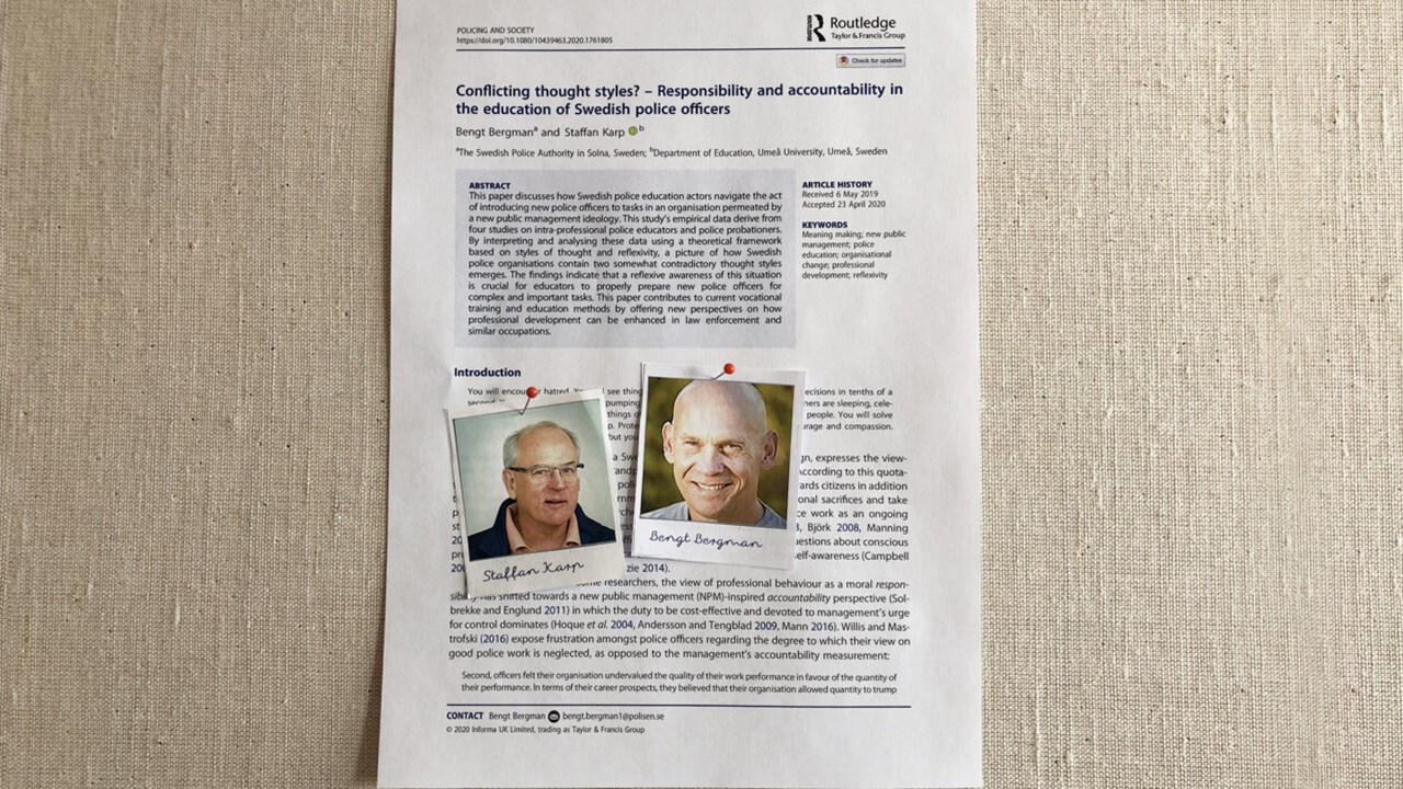 Bengt Bergmans och Staffan Karps artikel