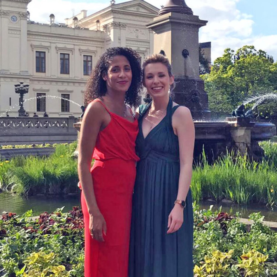 Djenane Liasse and Jana Tigges