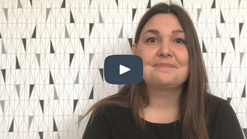 Startbild på filmen med Julia Halén